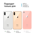 Чехол ROSCO для Apple iPhone X;Apple iPhone XS оптом (арт. IPX/XS-HARD-TPU-TRANSPARENT)