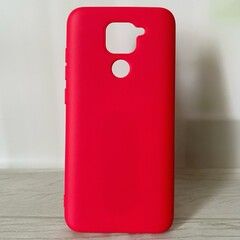 Силиконовый чехол со встроенной пластиной NANO (толщина 2.0 мм) для Xiaomi Redmi Note 9 (Красный)