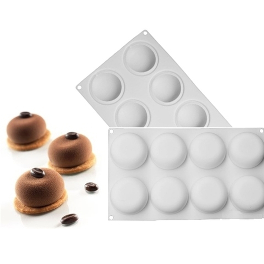 Форма для муссовых десертов "Камни 8в1" d=7 см.