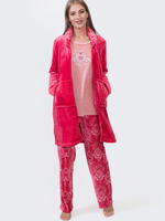 Малиновый домашний комплект из 3 предметов (Размер: M) (Цвет: малиновый)