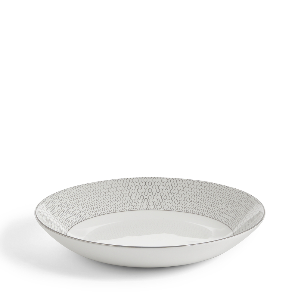 Wedgwood Gio Platinum 24 см глубокая / тарелка для пасты