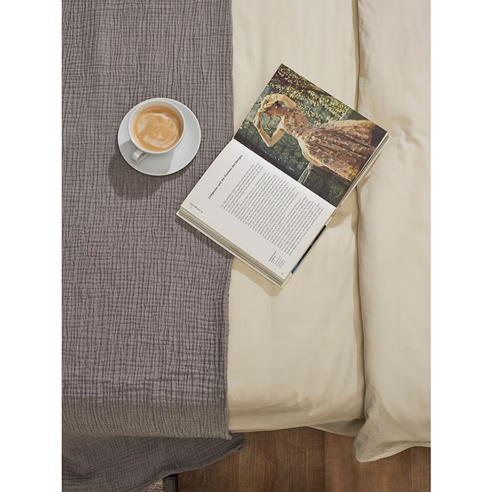 Простыня на резинке 180x200x30см Tkano Essential серо-бежевая tk23-fs0006