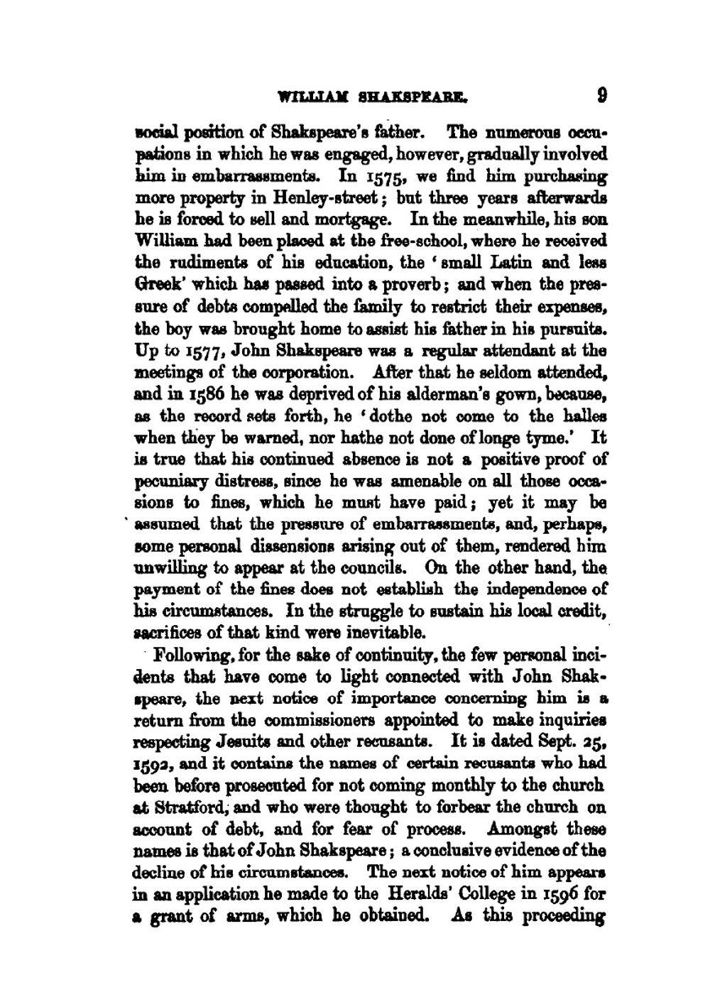 The poems of William Shakespear | William Shakespeare