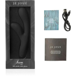 Черный вибратор-кролик Je Joue Hera Flex - 18 см. (Цвет: черный)