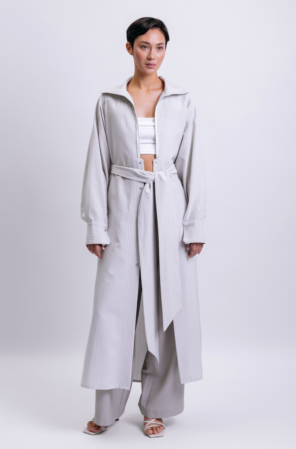 Платье-рубашка на молнии