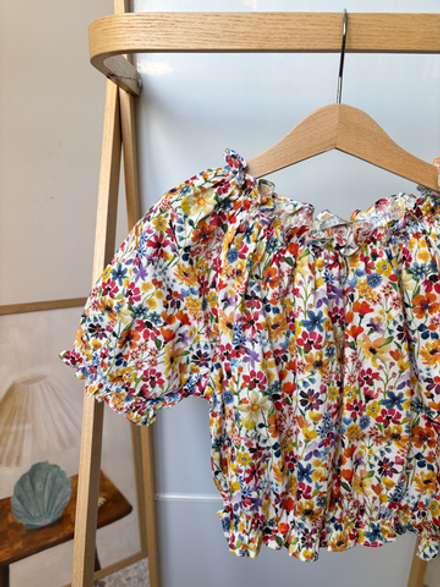 Хлопковая блузка Il Gufo, 128