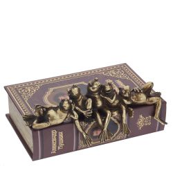 GAEM Фигурка декоративная "Лягушки", L28 W6 H10,5 см