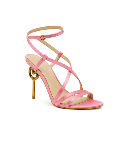 Кожаные босоножки на шпильках sunny Pinko - розовый(SD0017 T001)