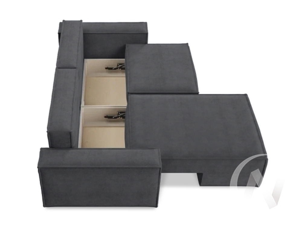 Диван угловой Лортон ДКУ-О (Viva 37; 3 категория)