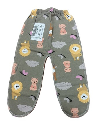 Ползунки на резинке из футера (100% хлопок с начесом) швы наружу на рост 62 см