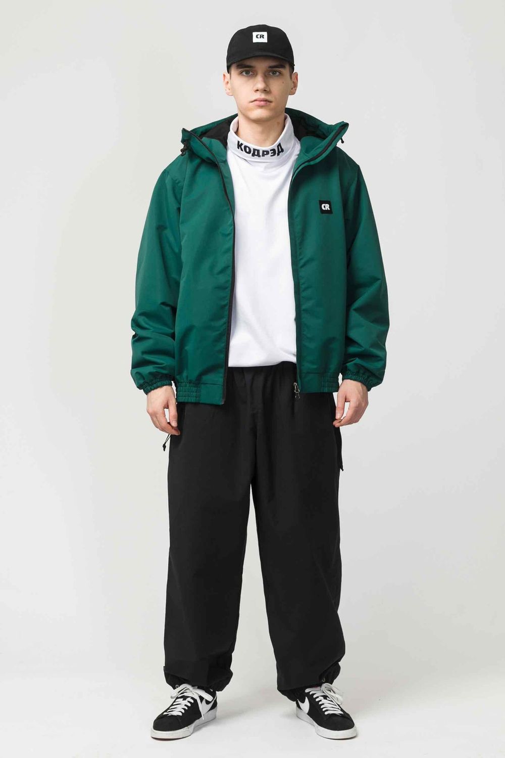 Ветровка Codered Break Wide Зеленая Темная