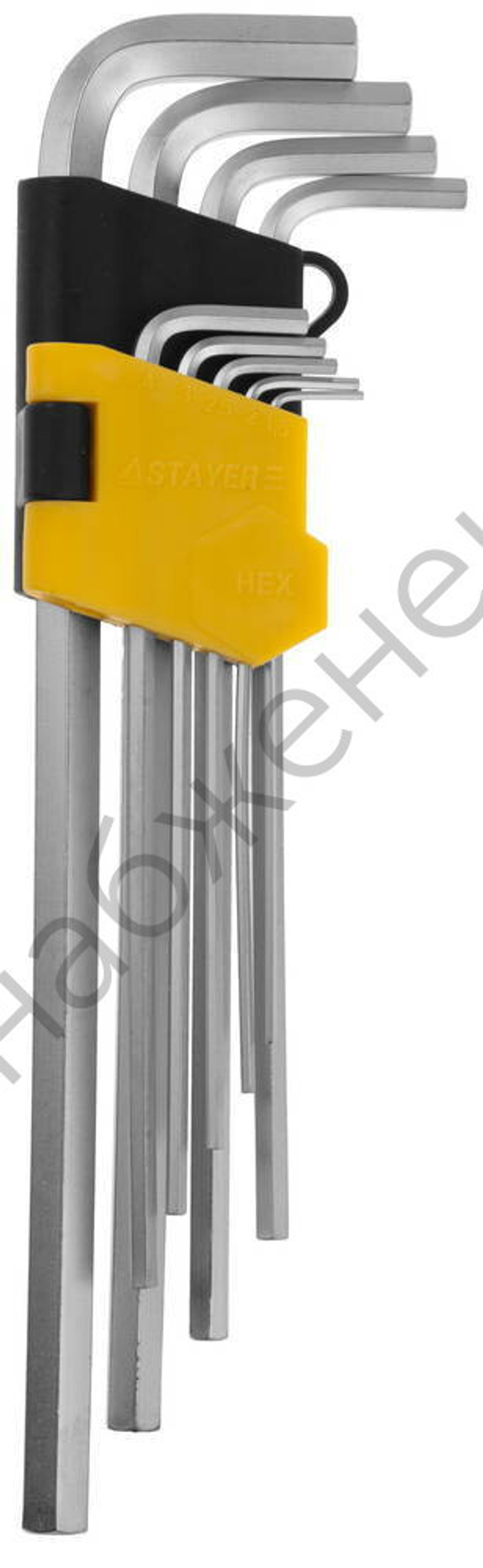 STAYER 9 шт, Набор длинных имбусовых ключей (2741-H9)
