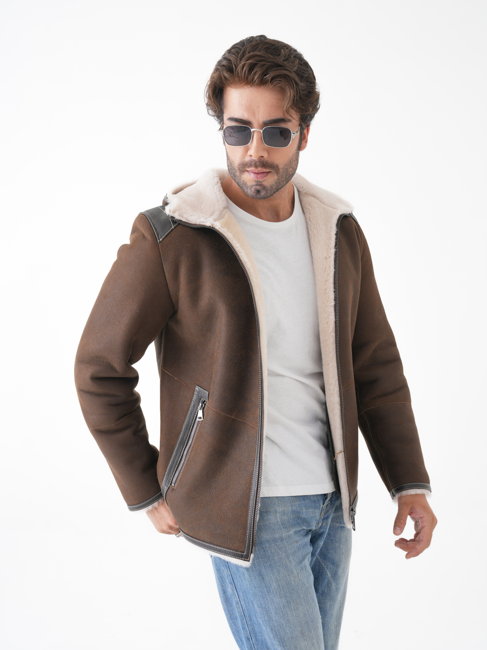 Дубленка мужская