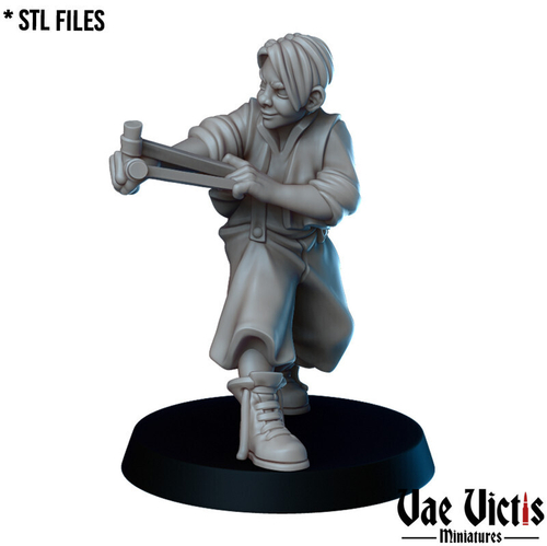 Человек Хулиган мальчик миниатюра для dnd, днд, pathfinder, фентези, Настольная игра, НРИ, Варгейм, РПГ