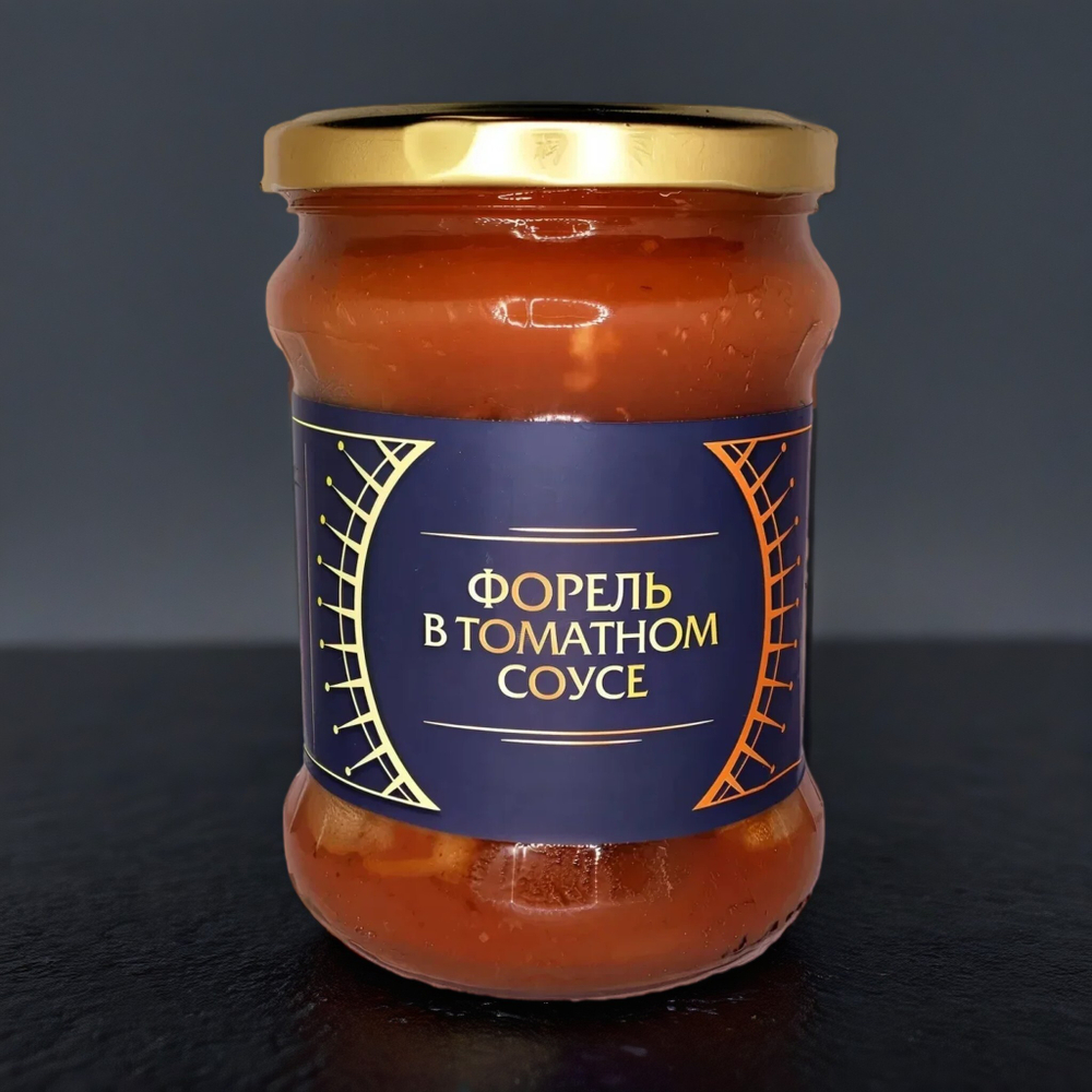 Форель в томатном соусе, Мурманск, 500г