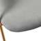 Стул Turin серый велюр с золотыми ножками