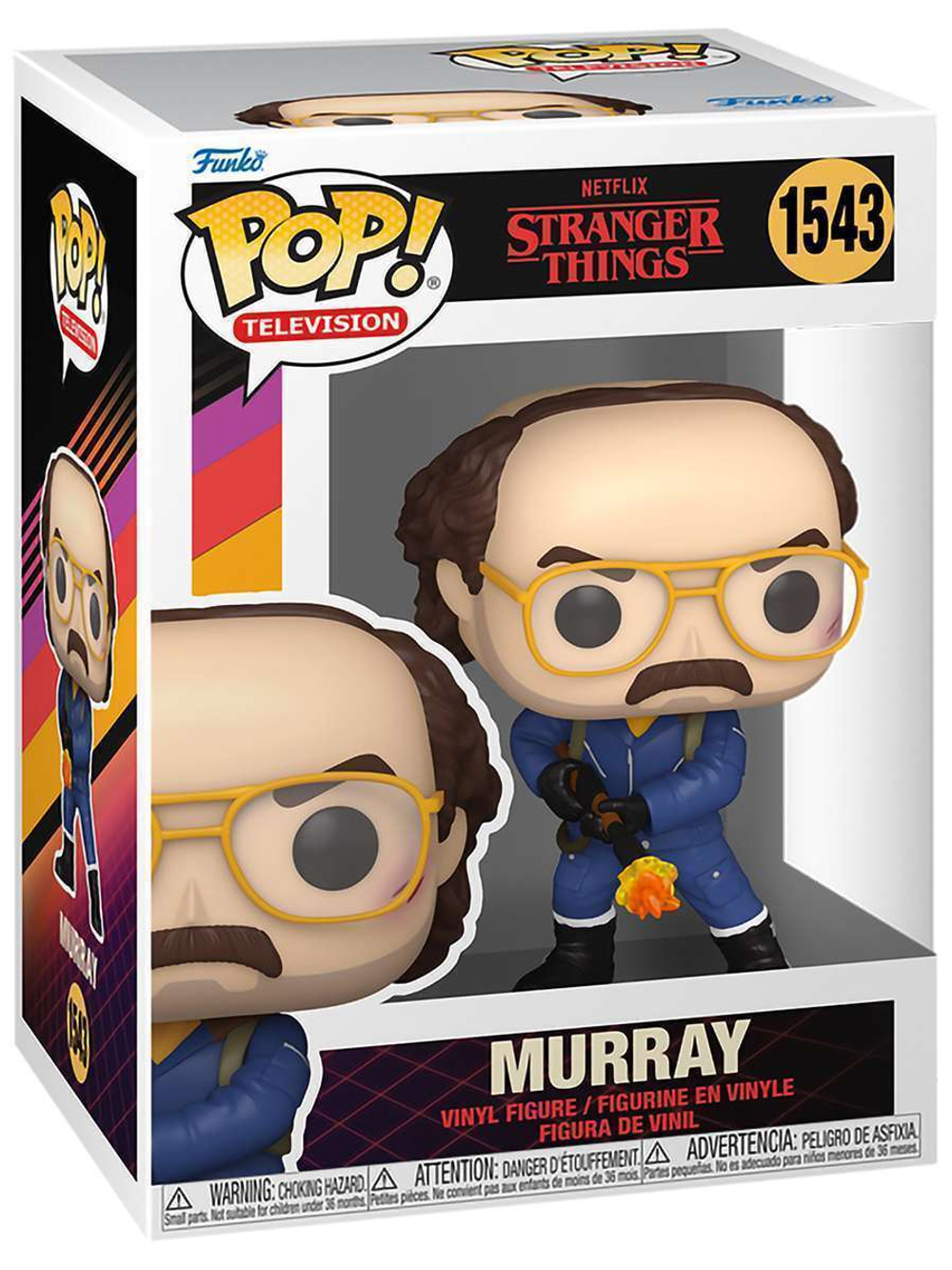 Фигурка Funko POP! TV Stranger Things S4 Murray w/Flamethrower (1543) 74418