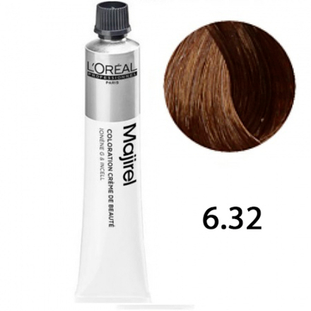 L'Oreal Professionnel Majirel 6.32 тёмный блондин золотисто-перламутровый 50мл