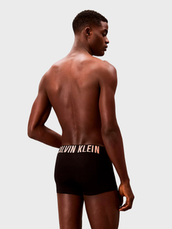 Мужские трусы боксеры-брифы Calvin Klein Intense Power Micro 3-Pack Black / Papaya Punch