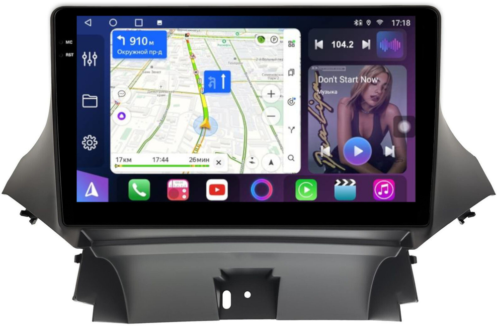 Магнитола для Chevrolet Orlando 2010-2018 - FarCar BM3274M монитор 9.5" QLED на Android 14, TS10, 4+32Гб, CarPlay, 4G SIM-слот