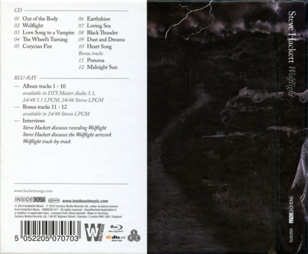 Steve Hackett / Wolflight (Special Edition)(CD+Blu-ray)
