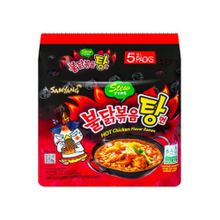 Лапша Samyang Острая курица и Тушеное мясо 145 г