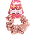 Резинка для волос «Collection School», принт горошек, микс 6 цветов, d-9см●