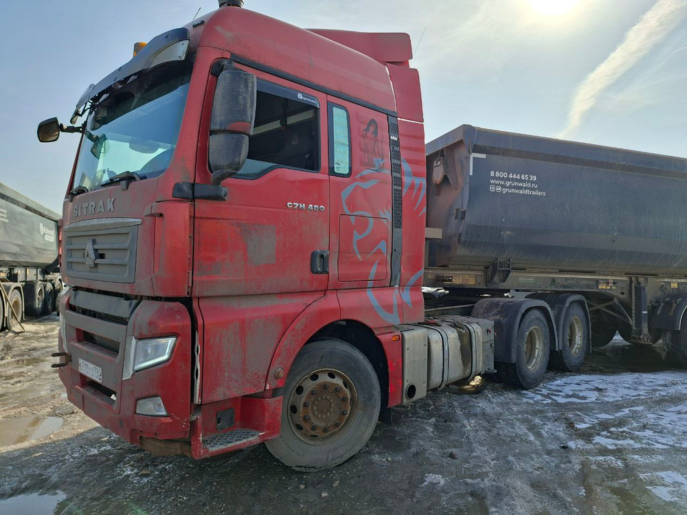 SITRAK C7H 6x4 Седельный тягач ZZ4256V364HE (Дизельный, 12,4 л, 480 л.с., АТ)
