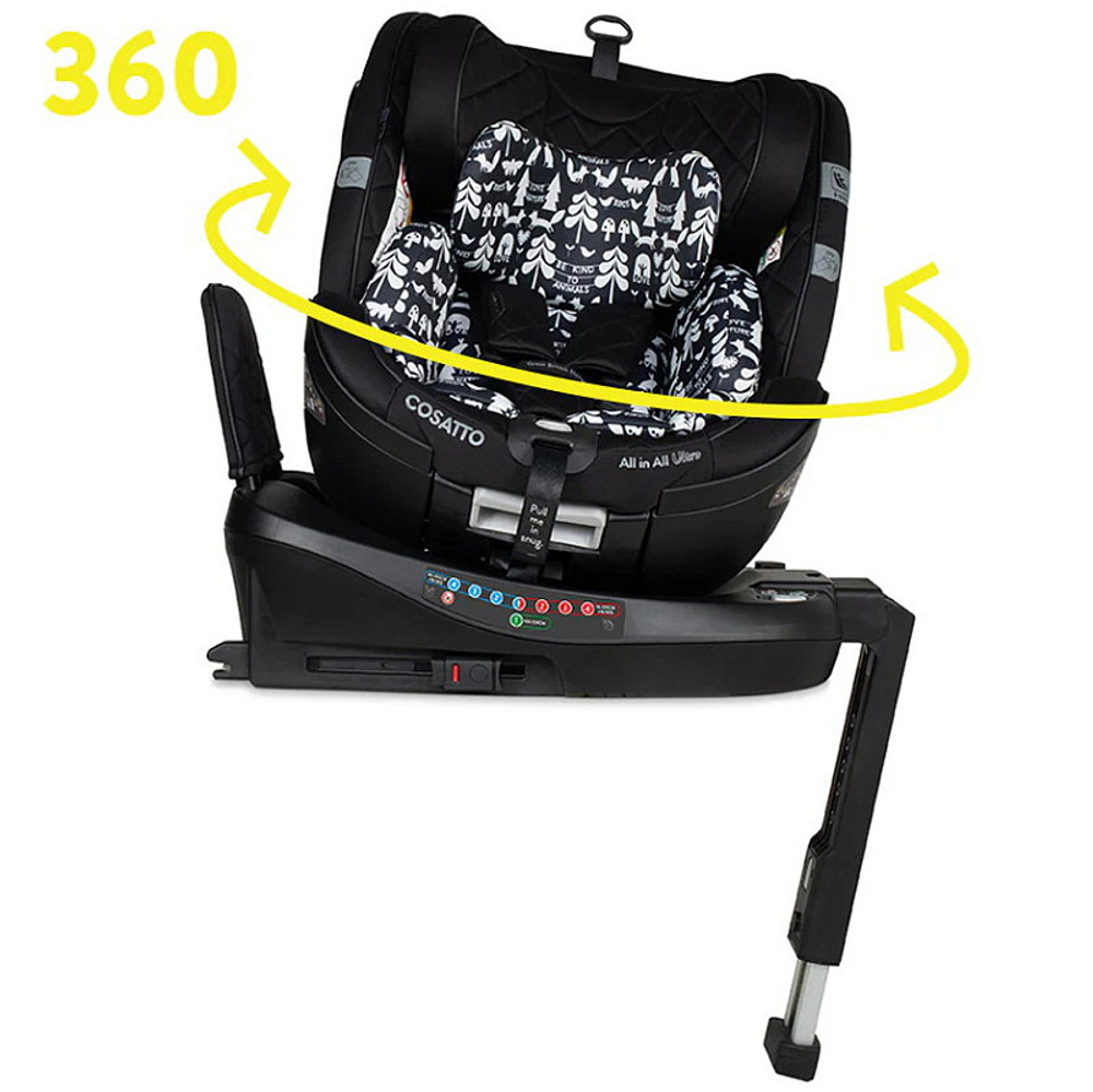 Автокресло Cosatto All in All Ultra 360 Rotate i-Size 0-36 кг Silhouette
