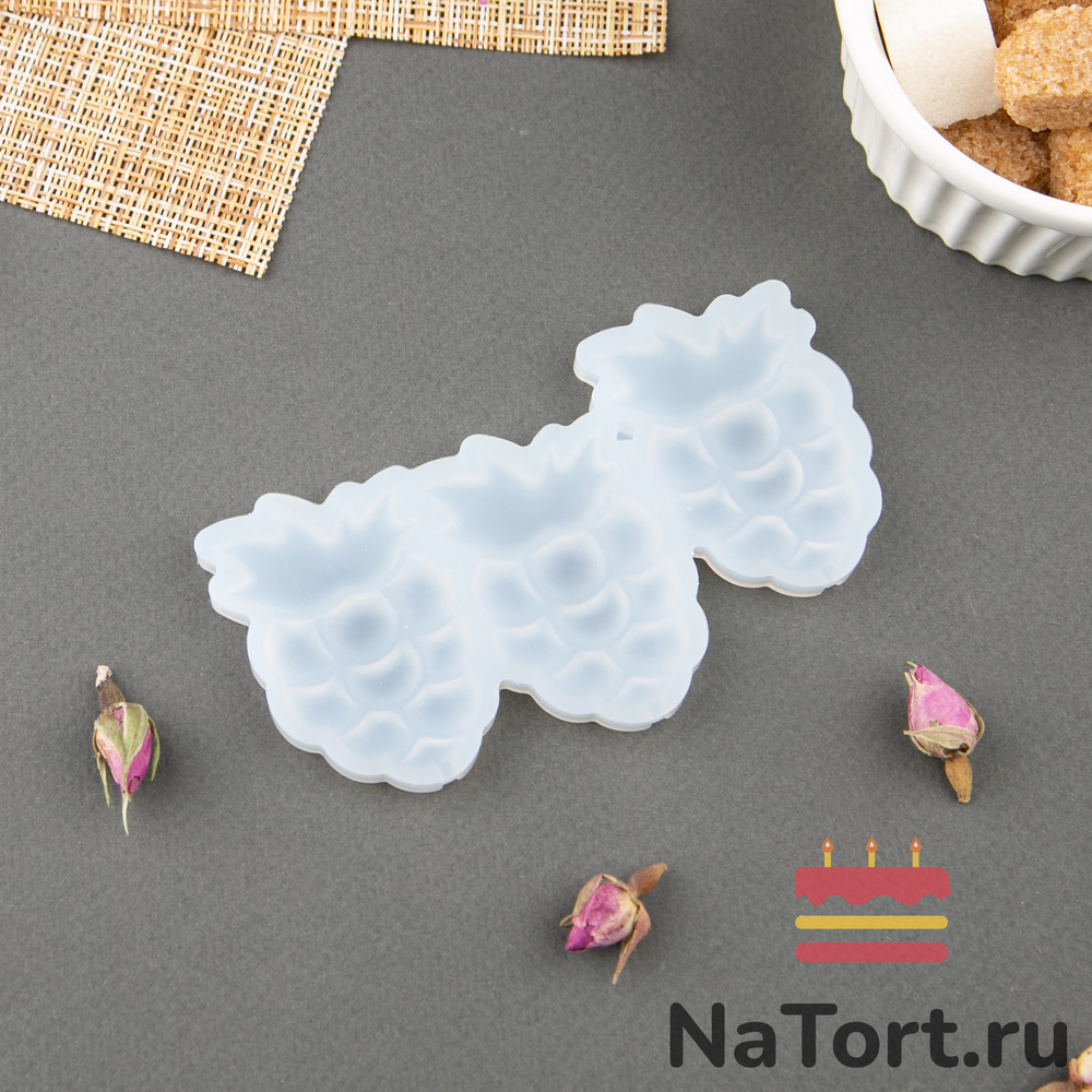 Силиконовая форма для леденцов «Ягода Малина»