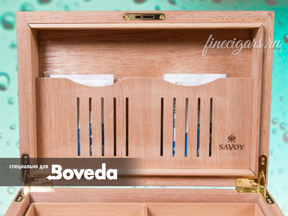 Хьюмидор для сигар Savoy Iron Wood для Boveda (железное дерево)