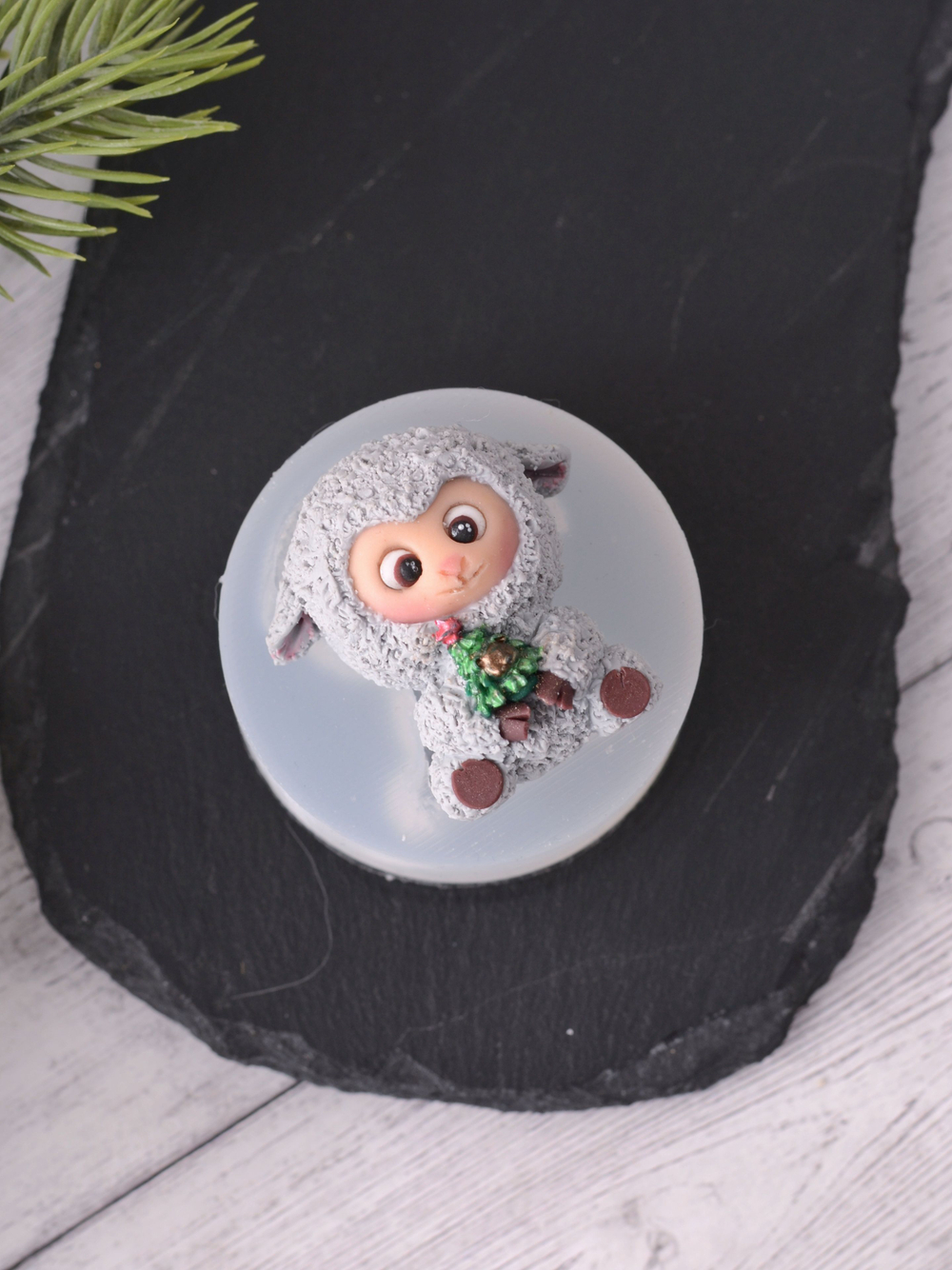 Силиконовый молд "Овечка" #5