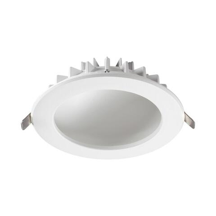 358806 SPOT NT21 494 белый Светильник встраиваемый светодиодный IP20 LED 12W 960Лм 3000K 100-240V GESSO