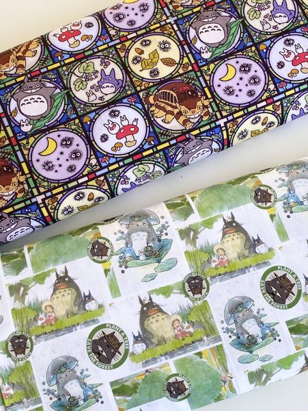 ТОТОРО, 100% , отрез 90 см хлопок Handmade Fabrics 4
