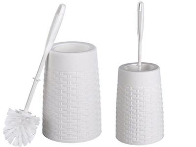 Ерш для туалета "Плетёнка" (белый)