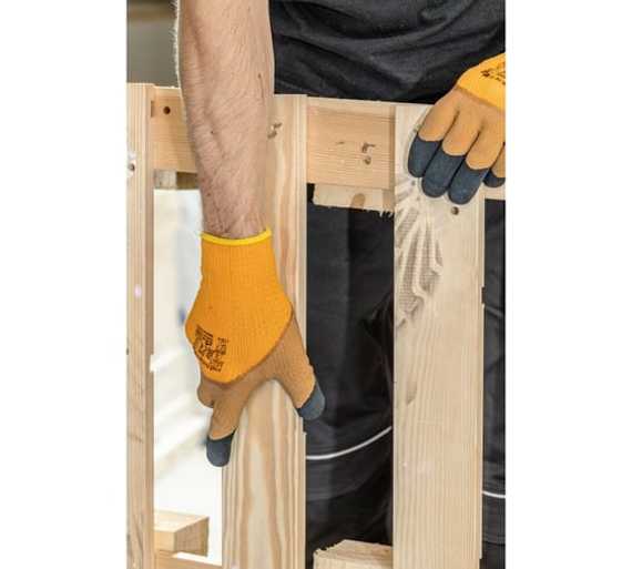 Перчатки рабочие утепленные с вспененным латексом LYCK Högert, арт. HT5K769