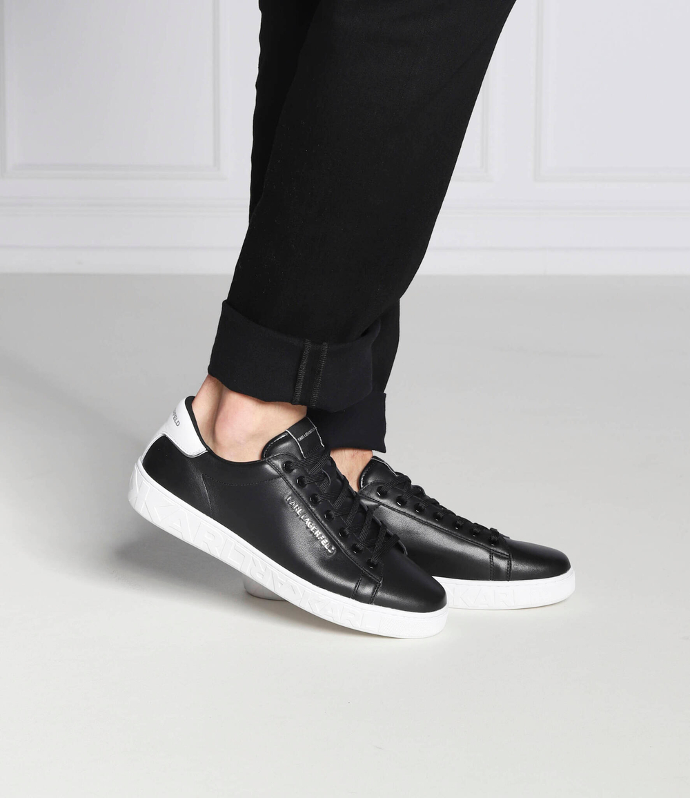 Кожаные кроссовки kupsole iii Karl Lagerfeld - черный(KL51019)