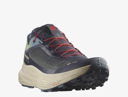 Кроссовки беговые женские Salomon S/LAB Ultra U Сине-Лайм