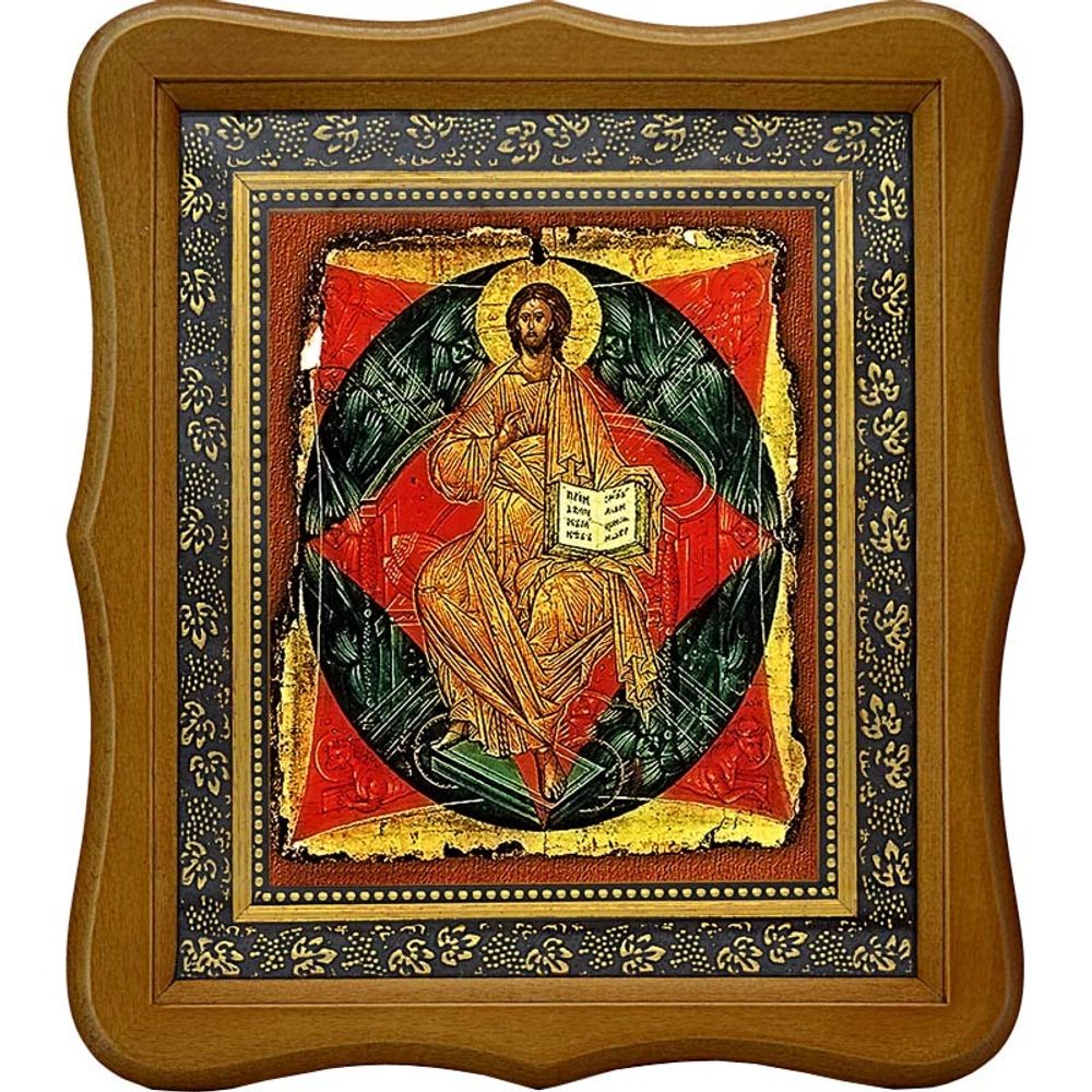 Подаждь Боже - Спас в силах. Копия иконы Андрея Рублева на холсте.