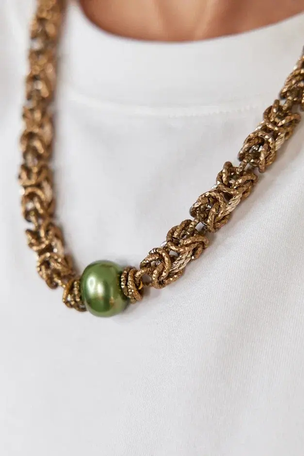 HMG 1131 Br green Колье арт.2100