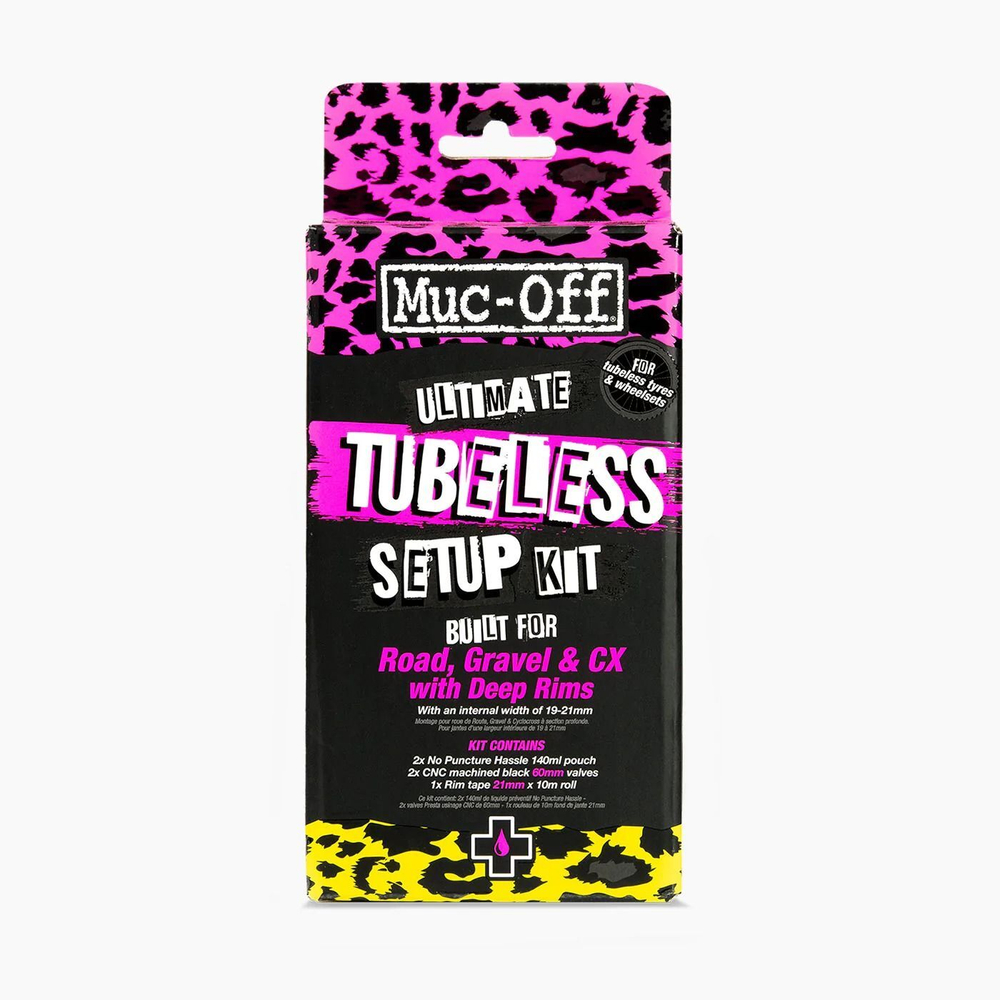 Набор для бескамерной установки покрышек Muc-Off ultimate tubeless setup kit Road/Gravel & CX