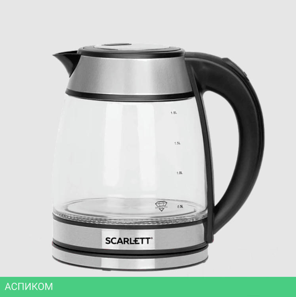 Электрочайник Scarlett SC-EK27G54 Silver