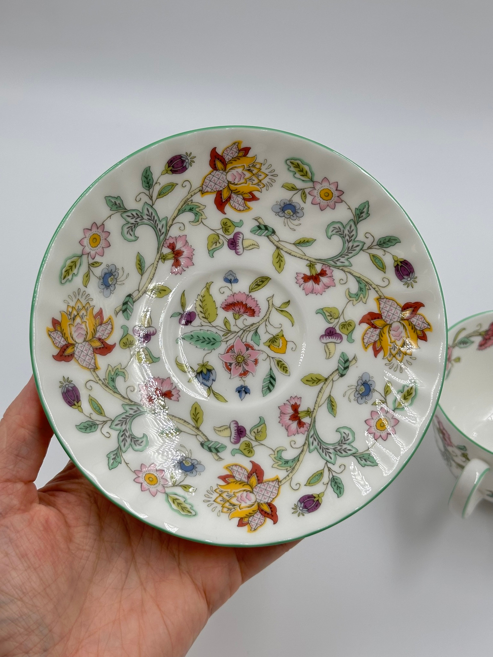 Чайная пара Minton, Haddon Hall