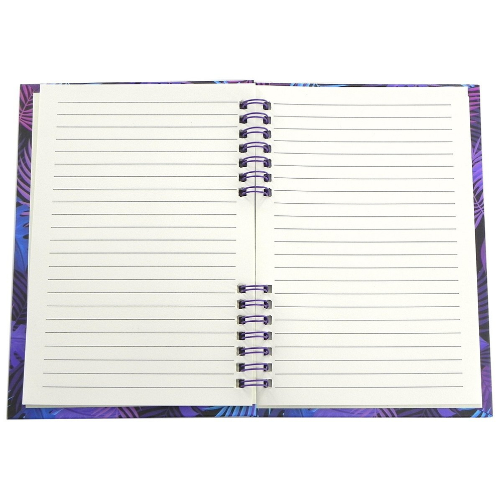 Блокнот в футляре 15,0 см * 21,0 см , гребень, Alingar, ламинация, фольга, код. замочек, 40 л., линия, "Грибная поляна"