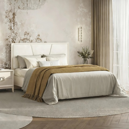 МОДЕНА ДУБ САТИН Кровать с мягким элементом