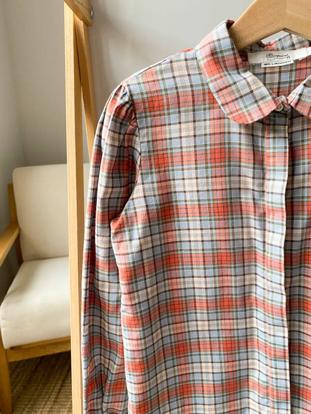 Хлопковая блузка Bonpoint, 128