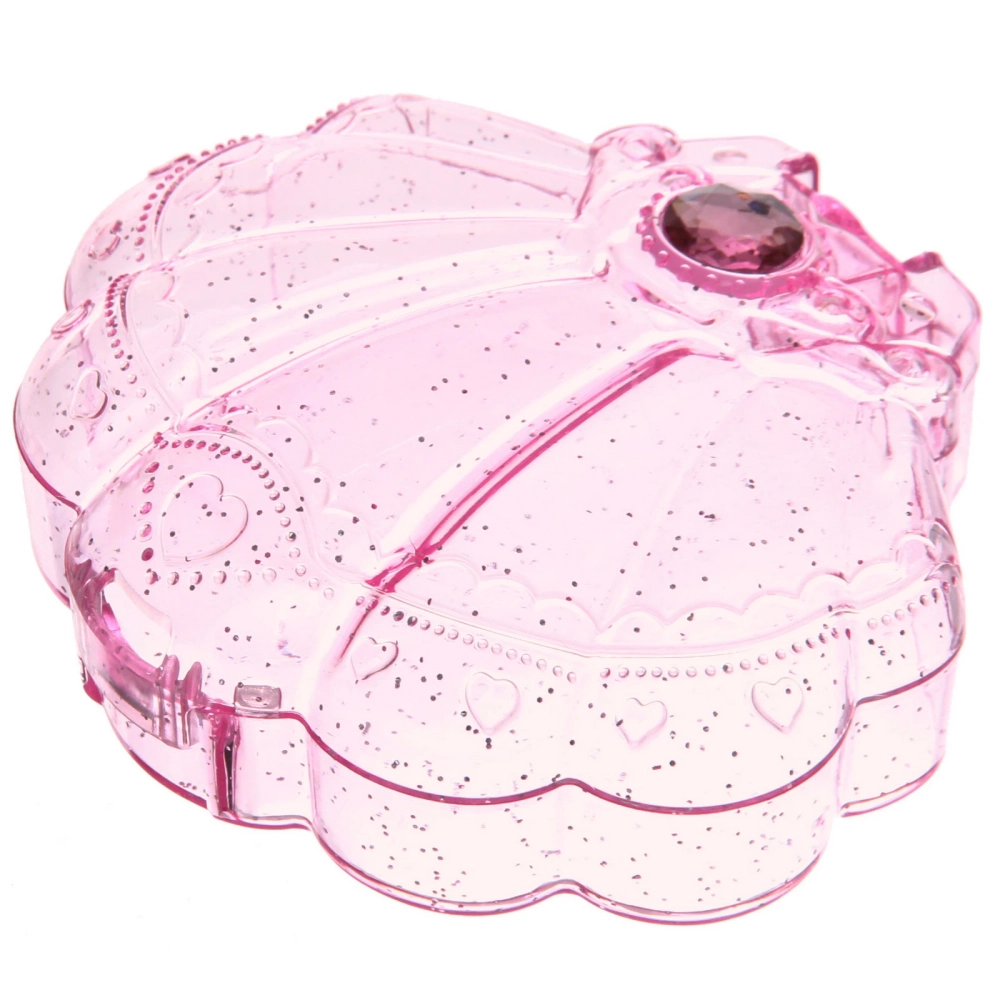 Шкатулка пластиковая «KiKi HAUS», ракушка, цвет розовый, 11*9.5*3.5см (в пакете)