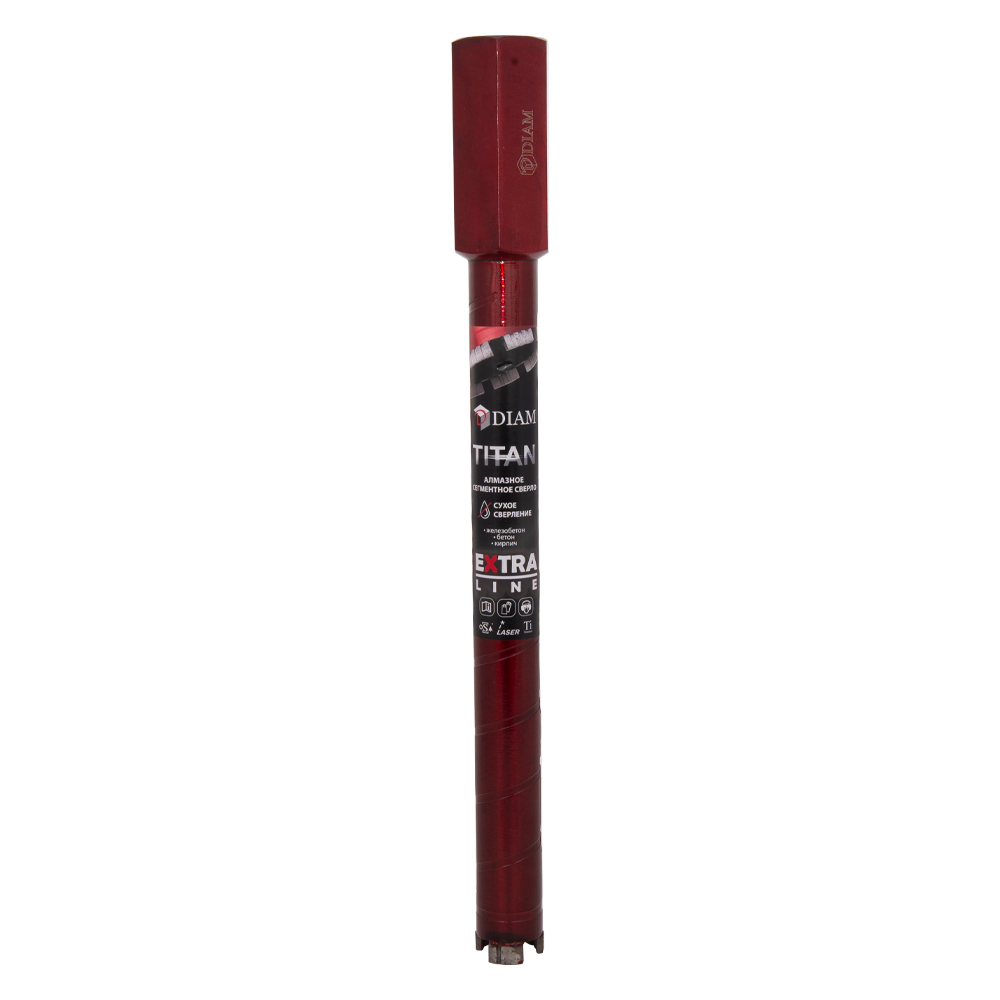 Алмазное сегментное сверло DIAM EXTRA LINE 32мм TITAN HIT (сухое сверление) 313020