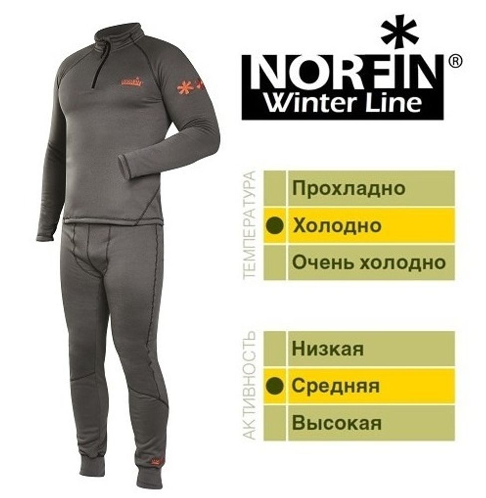 Термобелье Norfin WINTER LINE Чёрное