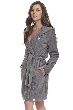 Женский халат SDF.9303 Dark Grey Doctor Nap